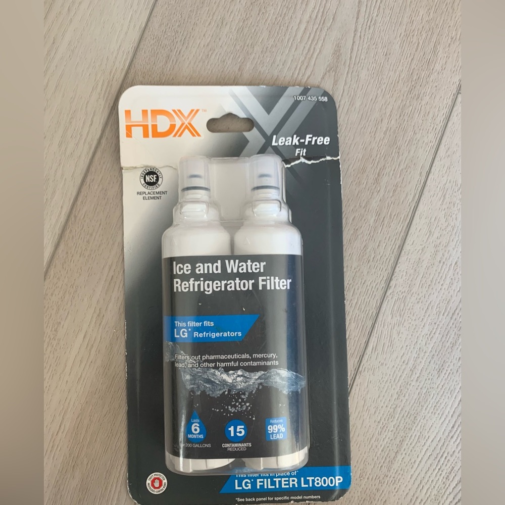 HDX -  Ice and Water Refrigerator Filter Replacement Fit LG LT800P - 2 Pack
